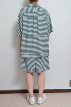 Load image into Gallery viewer, CHECK OPEN COLLAR S/S SH_GREEN CHECK/01 size