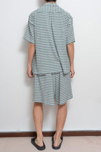Load image into Gallery viewer, CHECK OPEN COLLAR S/S SH_GREEN CHECK/01 size