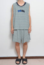 Load image into Gallery viewer, CHECK WIDE SHORTS_GREEN CHECK/01 size