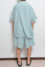 画像をギャラリービューアに読み込む, CHECK OPEN COLLAR S/S SH_BLUE CHECK/02 size