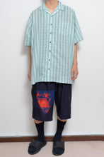 画像をギャラリービューアに読み込む, CHECK OPEN COLLAR S/S SH_BLUE CHECK/02 size