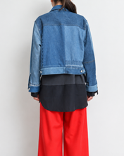 將圖片載入圖庫檢視器 Denim easy panel blouson "PGR" / 01size