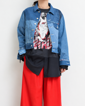 將圖片載入圖庫檢視器 Denim easy panel blouson "PGR" / 01size