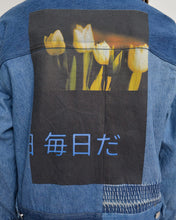画像をギャラリービューアに読み込む, PANEL DENIM BLOUSON/毎日だ/01 size A