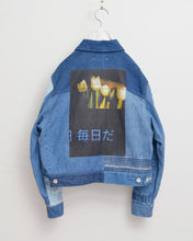 画像をギャラリービューアに読み込む, PANEL DENIM BLOUSON/毎日だ/01 size A