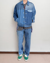 画像をギャラリービューアに読み込む, PANEL DENIM BLOUSON/毎日だ/02 size A