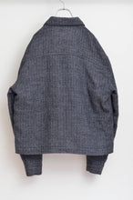 Load image into Gallery viewer, 代官山 蔦屋書店出品中/HERRINGBONE LINEN WOOL QUILTED WORK BLOUSON