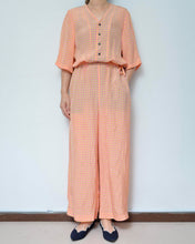 画像をギャラリービューアに読み込む, SHORT SLEEVE JUMP SUIT / PNK CHECK / 00 size