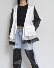 將圖片載入圖庫檢視器 SCARF-LINED FRINGE JK/00