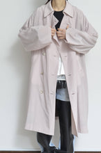 Load image into Gallery viewer, SCARF-LINED TRENCH COAT/PINK/01