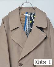 将图片加载到图库查看器,Flower charm pea coat / peach skin