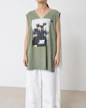將圖片載入圖庫檢視器 V NECK SLEEVELESS T / JOY_B