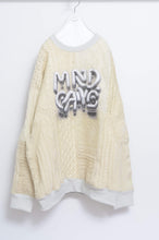 画像をギャラリービューアに読み込む, SWITCHING KNIT P/O(FISHERMAN'S SWEATER)_MIND GAME_02size