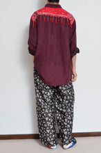 画像をギャラリービューアに読み込む, BANDANA FRINGE FAKE SUEDE SH / RED