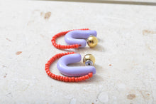 Load image into Gallery viewer, B_YAGA × YEAH RIGHT!!_Glass And Beads Hoop U Pierce