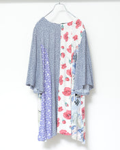 画像をギャラリービューアに読み込む, Mixed pattern panel dress_B