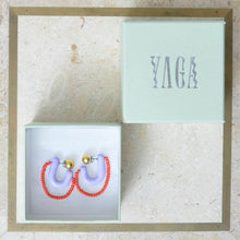 Load image into Gallery viewer, B_YAGA × YEAH RIGHT!!_Glass And Beads Hoop U Pierce