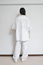 Load image into Gallery viewer, TABLE CLOTH OPEN COLLAR SH / OFF WHITE_01