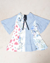画像をギャラリービューアに読み込む, Mixed pattern panel dress_B
