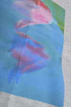 Load image into Gallery viewer, TWO-TONE HOODIE_BLUE/GREEN print/02 size