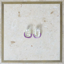 Load image into Gallery viewer, E_YAGA × YEAH RIGHT!!_Glass And Beads Hoop U Pierce