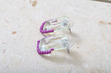 Load image into Gallery viewer, E_YAGA × YEAH RIGHT!!_Glass And Beads Hoop U Pierce
