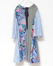 画像をギャラリービューアに読み込む, Mixed pattern panel dress_D