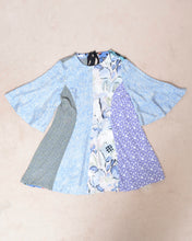 画像をギャラリービューアに読み込む, Mixed pattern panel dress_D
