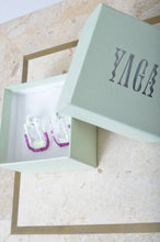 Load image into Gallery viewer, E_YAGA × YEAH RIGHT!!_Glass And Beads Hoop U Pierce