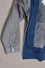 画像をギャラリービューアに読み込む, DENIM * BACK PILE HOODIE/BLUE/MIND GAME