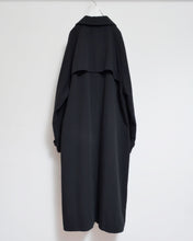 Load image into Gallery viewer, FLORAL TRENCH COAT/BLK/01 size A