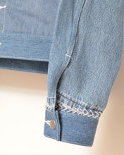 將圖片載入圖庫檢視器 Denim easy panel blouson "PGR" / 01size