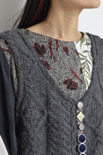 画像をギャラリービューアに読み込む, KNIT BIJOUX TANK-TOP/GRY