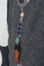 画像をギャラリービューアに読み込む, KNIT BIJOUX TANK-TOP/GRY