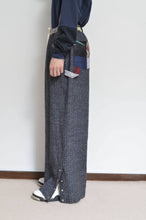 Load image into Gallery viewer, LINEN WOOL WIDE PAINTER PT / NAV_03