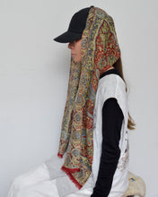 Load image into Gallery viewer, DROOPY SCARF CAP / BLACK