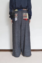 画像をギャラリービューアに読み込む, LINEN WOOL WIDE PAINTER PT / NAV_03