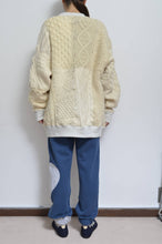 画像をギャラリービューアに読み込む, SWITCHING KNIT P/O(FISHERMAN'S SWEATER)_MIND GAME_02size