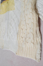 画像をギャラリービューアに読み込む, SWITCHING KNIT C/D(FISHERMAN'S SWEATER)_YELLOW_01size