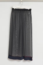 Load image into Gallery viewer, CHIFFON LONG SK 00/BLK