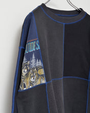 将图片加载到图库查看器,Panel sweat pullover contrast stitch / 02size_A