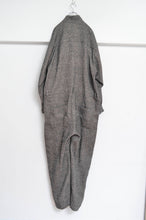 Load image into Gallery viewer, LINEN WOOL JUMP SUIT / BRWN_03
