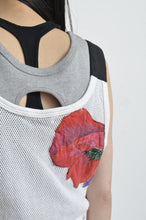 画像をギャラリービューアに読み込む, MESH TANK_FLORAL / C