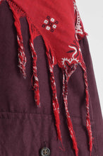 画像をギャラリービューアに読み込む, BANDANA FRINGE FAKE SUEDE SH / RED