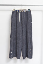 画像をギャラリービューアに読み込む, LINEN WOOL WIDE PAINTER PT / NAV_03