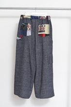 画像をギャラリービューアに読み込む, LINEN WOOL WIDE PAINTER PT / NAV_03