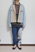 Load image into Gallery viewer, DENIM * MELTON BLOUSON_BEIGE_MIND GAME