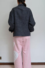 Load image into Gallery viewer, 代官山 蔦屋書店出品中/HERRINGBONE LINEN WOOL QUILTED WORK BLOUSON