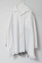 画像をギャラリービューアに読み込む, WHT FRINGE RUG L/S SH_02size_B