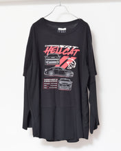 画像をギャラリービューアに読み込む, Fake layered T-shirt / BLACK_B
